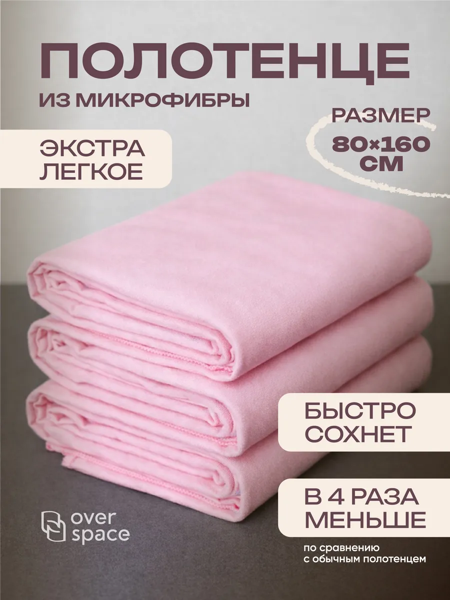 Спортивное полотенце из безворсовой микрофибры