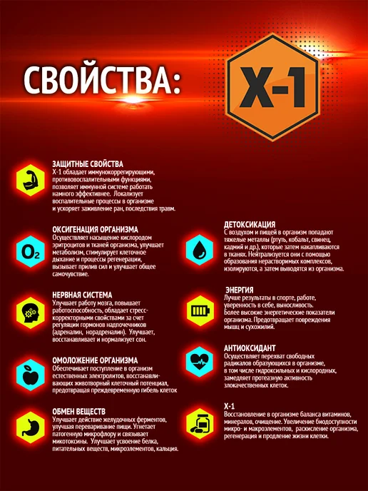 Гуминовый комплекс Х-1 Гуминовый комплекс с женьшенем, 30 мл, фото 4