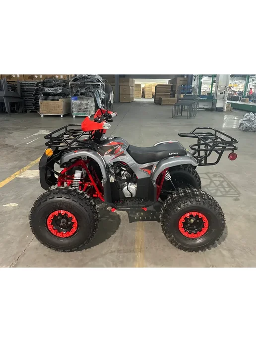 квадроцикл подростковый 125 сс ATV 125, серый, фото 3