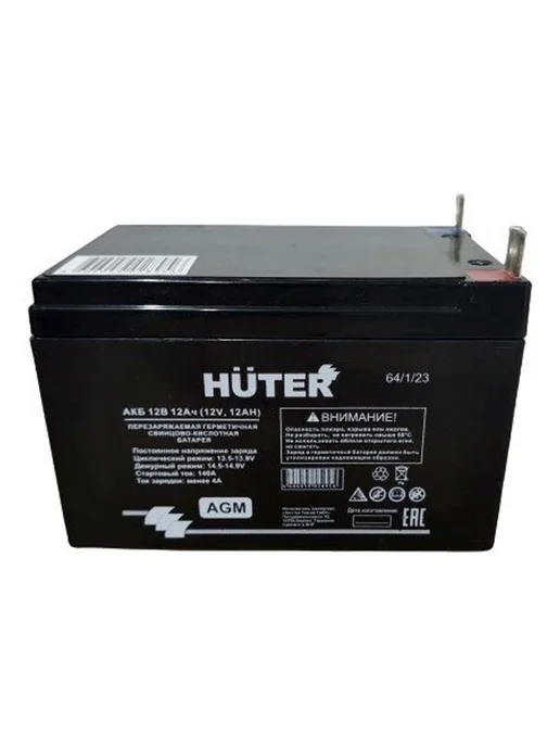 HUTER Аккумулятор, 12В, 12Ач, вариант, фото 2