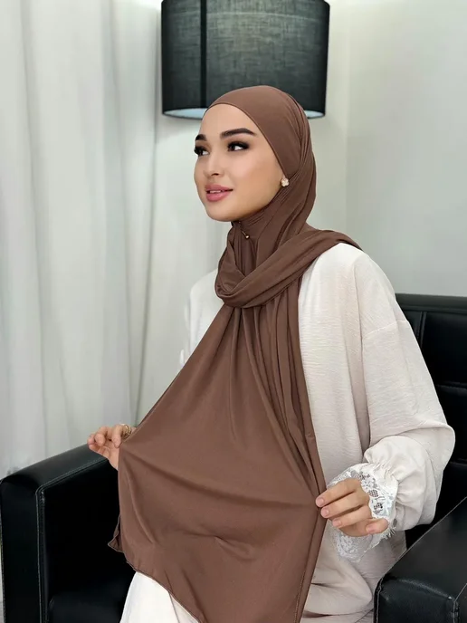 HABIBI зейна шарф, коричневый