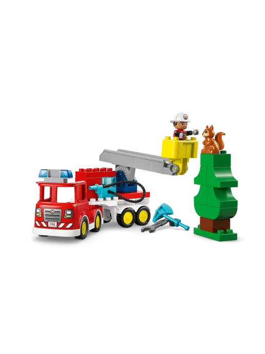 LEGO 10473 Дупло Пожарная машина со шлангом и спасателем, вариант, фото 2