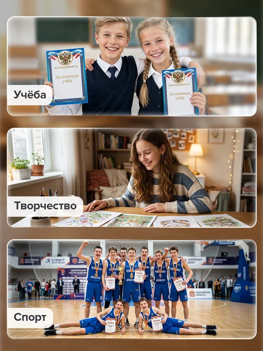 Brauberg Портфолио школьника, дошкольника папка, А4 на кольцах, вариант, фото 4