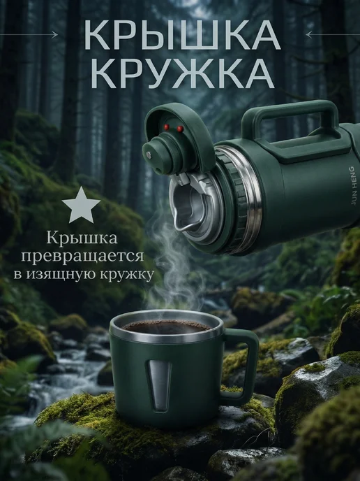 AIMANA Термос 1,5л толстостенный, 1,5 л, фото 8