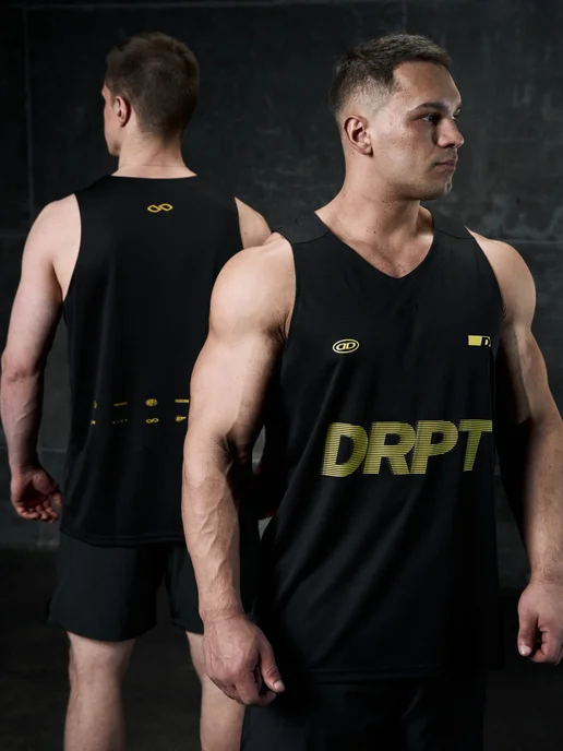 Drop it Майка для тренировок DRPT, черный