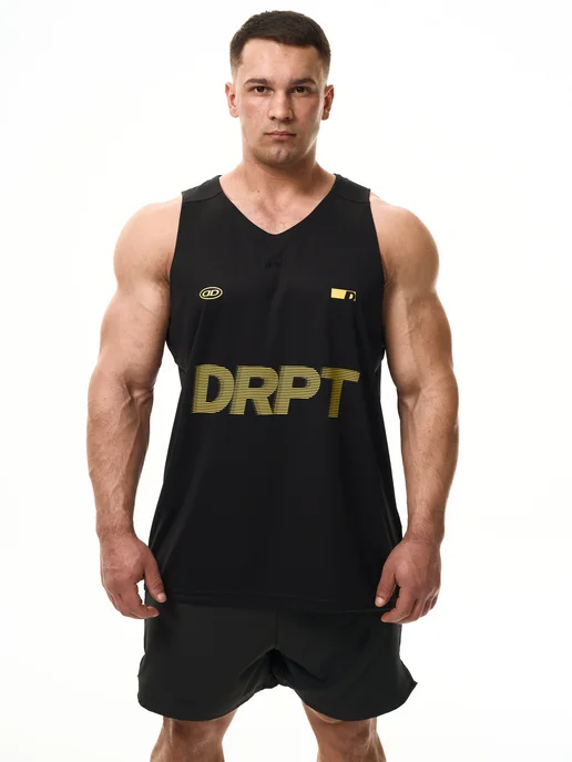 Drop it Майка для тренировок DRPT, черный, фото 14