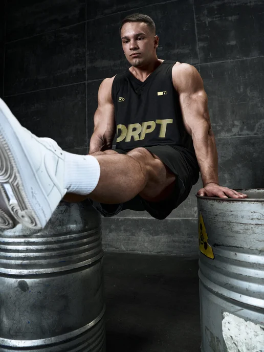 Drop it Майка для тренировок DRPT, черный, фото 5