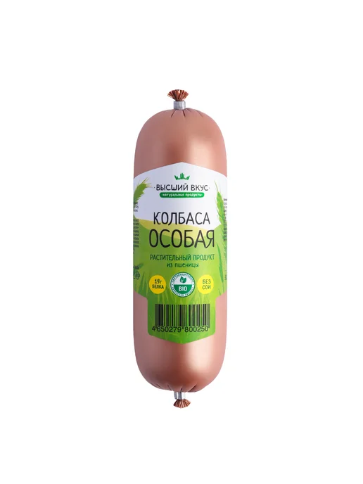 Высший Вкус Колбаса веганская Особая 1х300 г, 1x300, 300 г, фото 2
