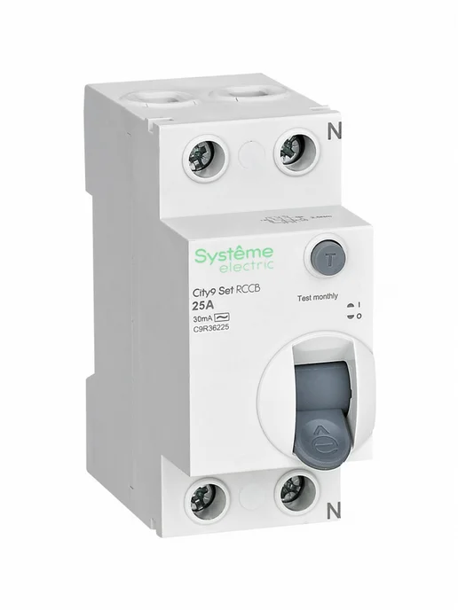 Schneider УЗО City9 - 2P - 25A - AC-S - 30mA, вариант