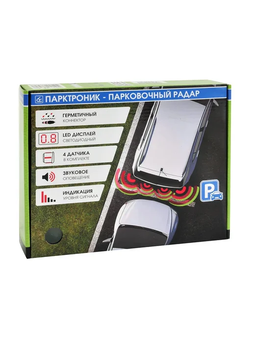 ВЫМПЕЛ Парковочный радар ПР-18ч черный 4 датчика D 18 мм, черный, фото 8