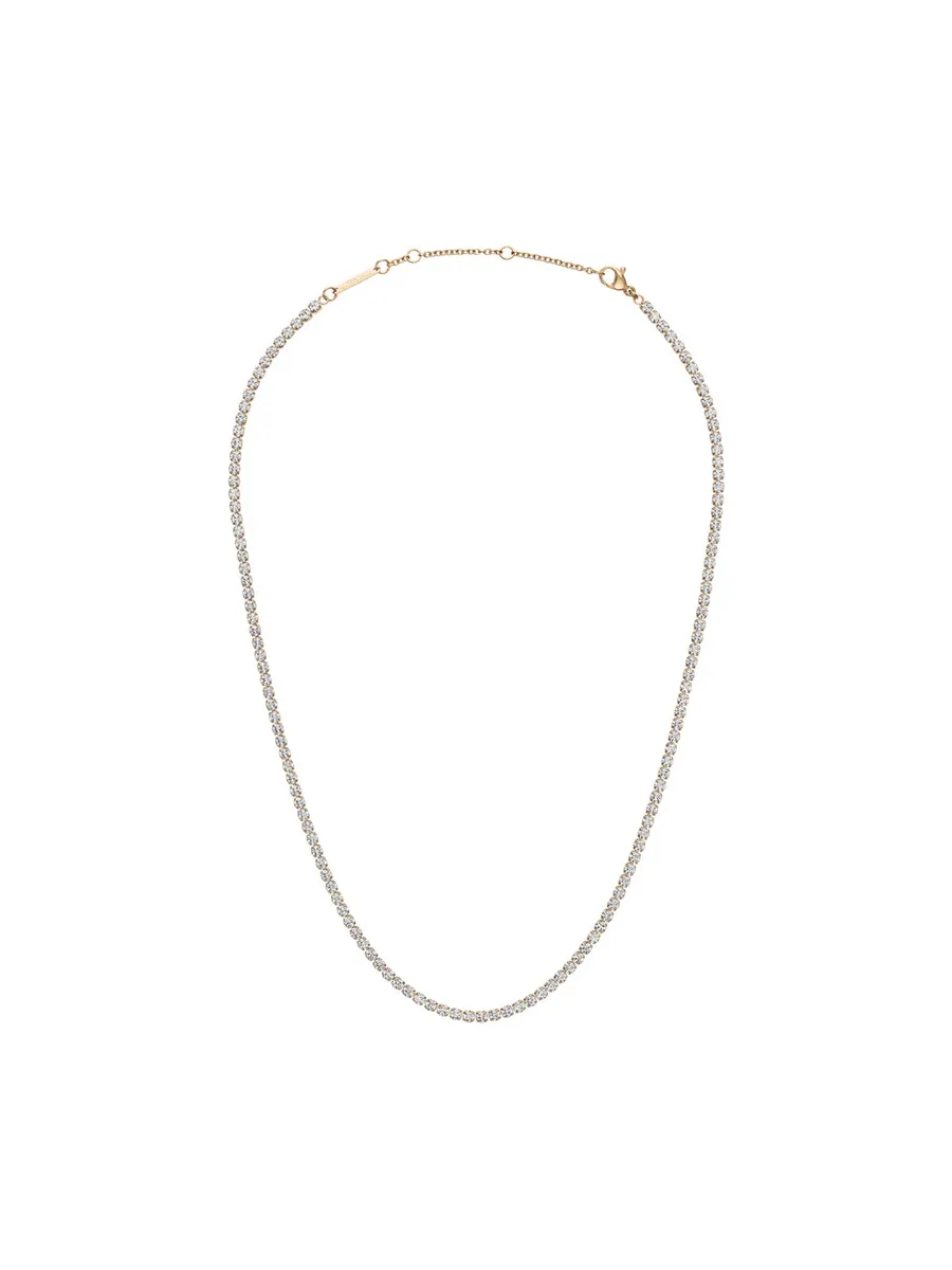 Колье Daniel Wellington Classic Tennis Necklace Rose Gold DW00400390