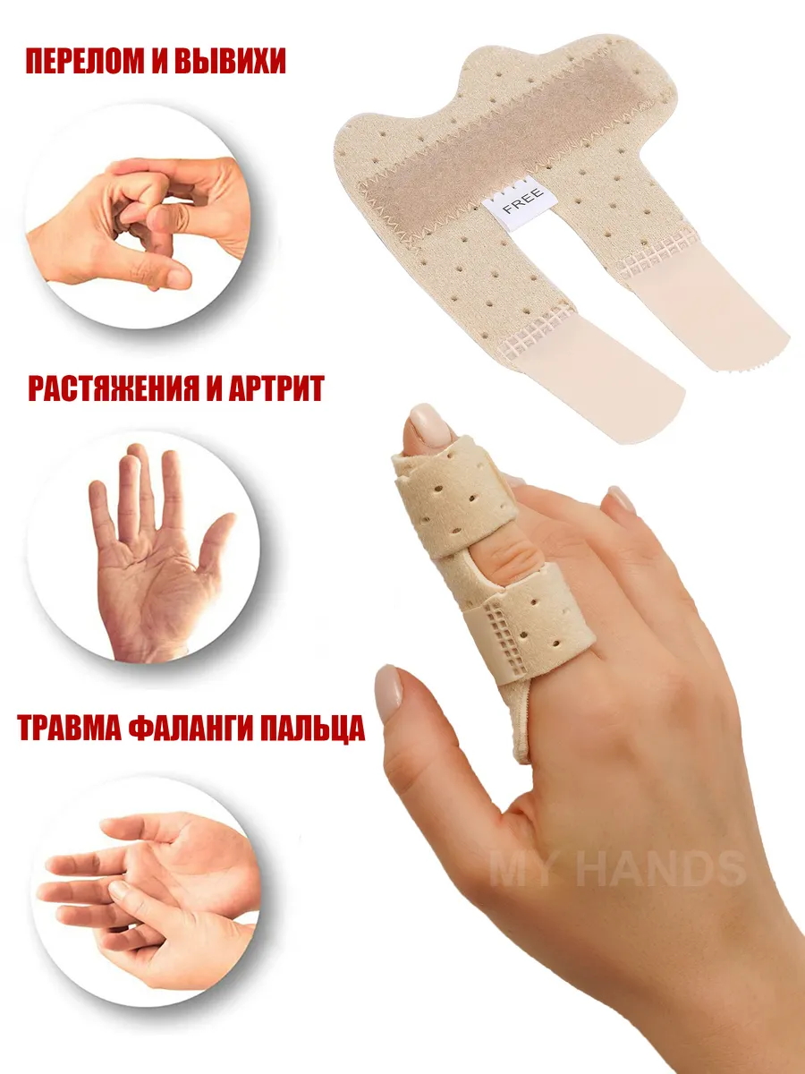Бандаж фиксатор лангетка напальчник медицинский пальца руки