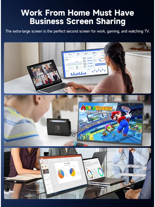 Uperfect 23.8" Портативный монитор Umax24 Pro 2560x1440, 180 Гц, IPS, 2560x1440, фото 6
