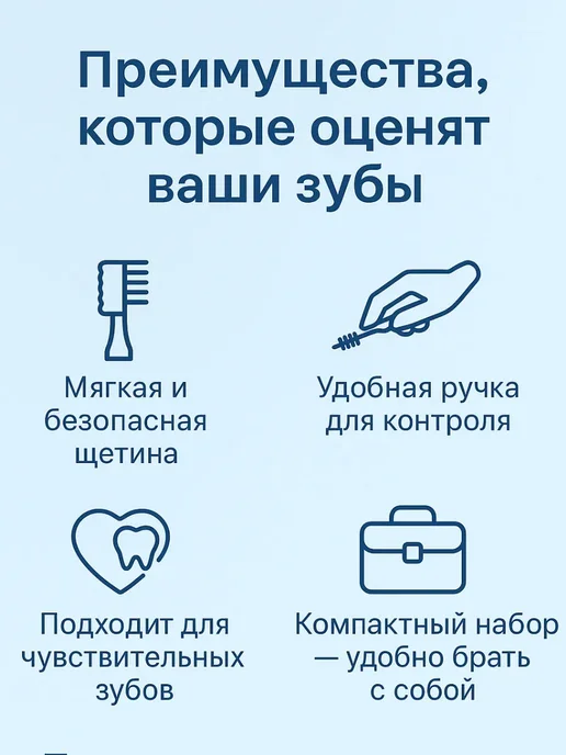 Айлуу О Межзубные ёршики для носителей брекетов, вариант, фото 4