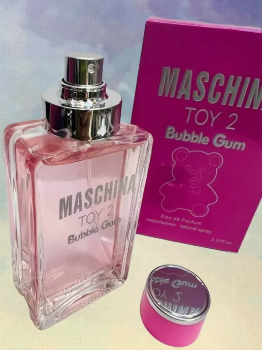 Сладкие духи духи мишка Maschina Toy 2 бабл гам, 65 мл, фото 2