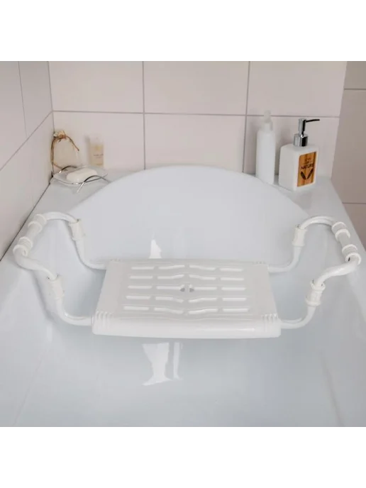 Нимай Нитай Раздвижное сиденье для ванной, 35х29 см, белое, 35x29 см, фото 2
