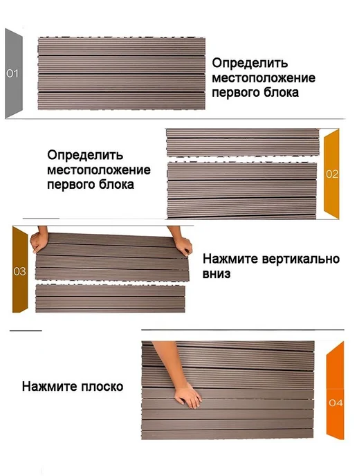 Террасная доска термососна 30x30x2 см, 30x30x2 см, фото 7