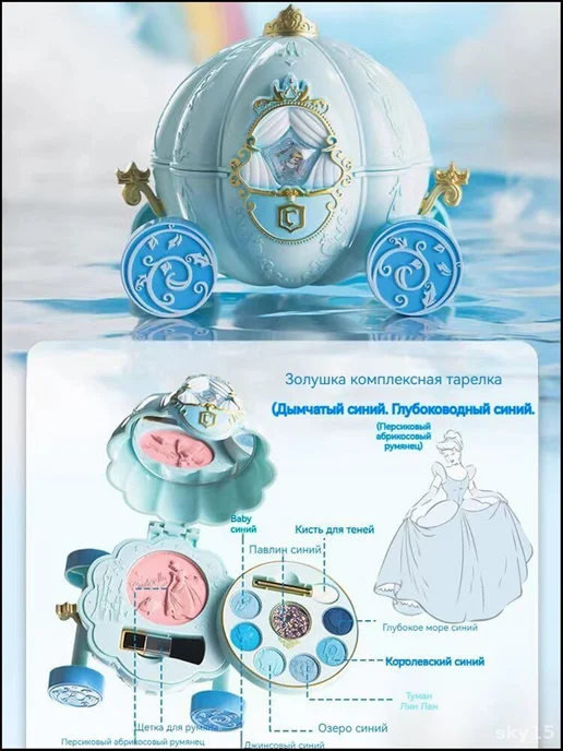 Эксклюзивный косметический набор Disney для юных принцесс, вариант, фото 7