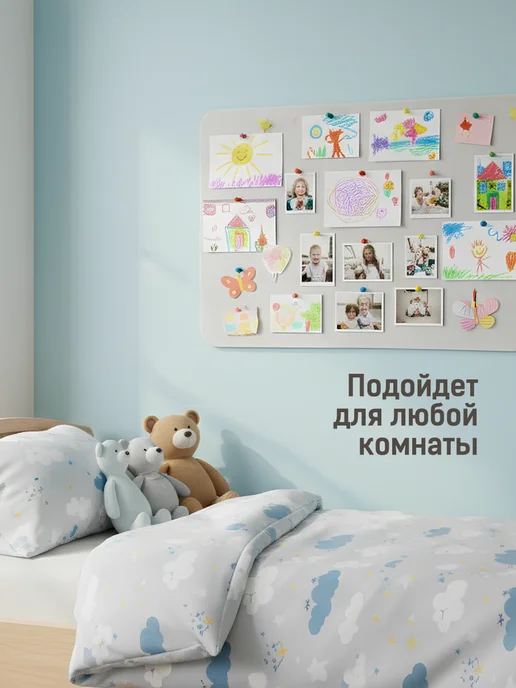 Parchment Доска для заметок и фото на стену 40x60 см, вариант, фото 4