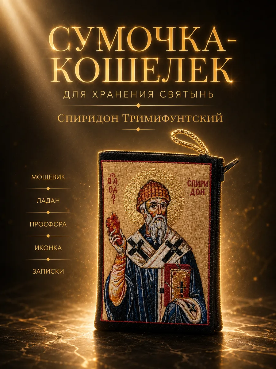 Кошелек православный сумочка паломника для святынь