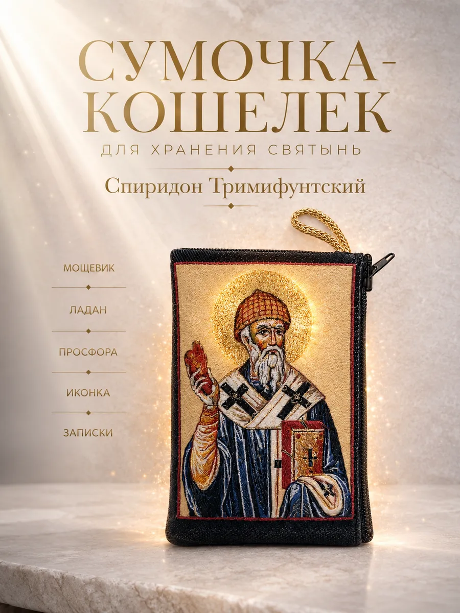 Кошелек православный сумочка паломника для святынь
