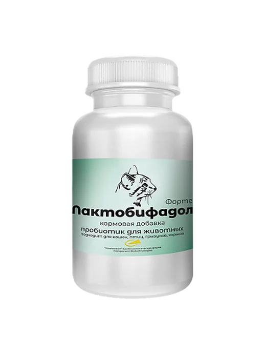 Лактобифадол форте для кошек, 50г, 50 г, фото 2