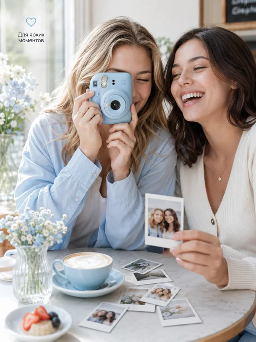 FUJIFILM Фотоаппарат Fujifilm Instax Mini 12 Pastel Blue, синий, фото 7