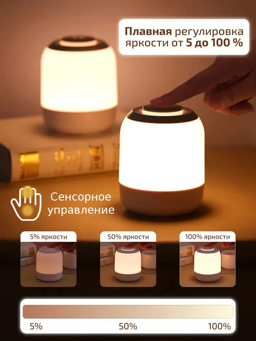 Ночник светильник настольный детский, детский, фото 2