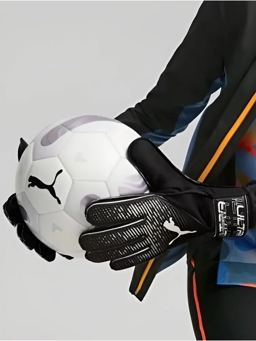 PUMA Перчатки вратарские ULTRA GRIP 4 RC чёрный, черный, фото 3