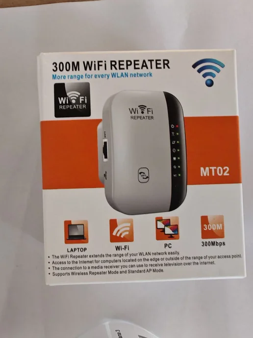 Усилитель wifi сигнала для роутера репитер, черный, фото 8