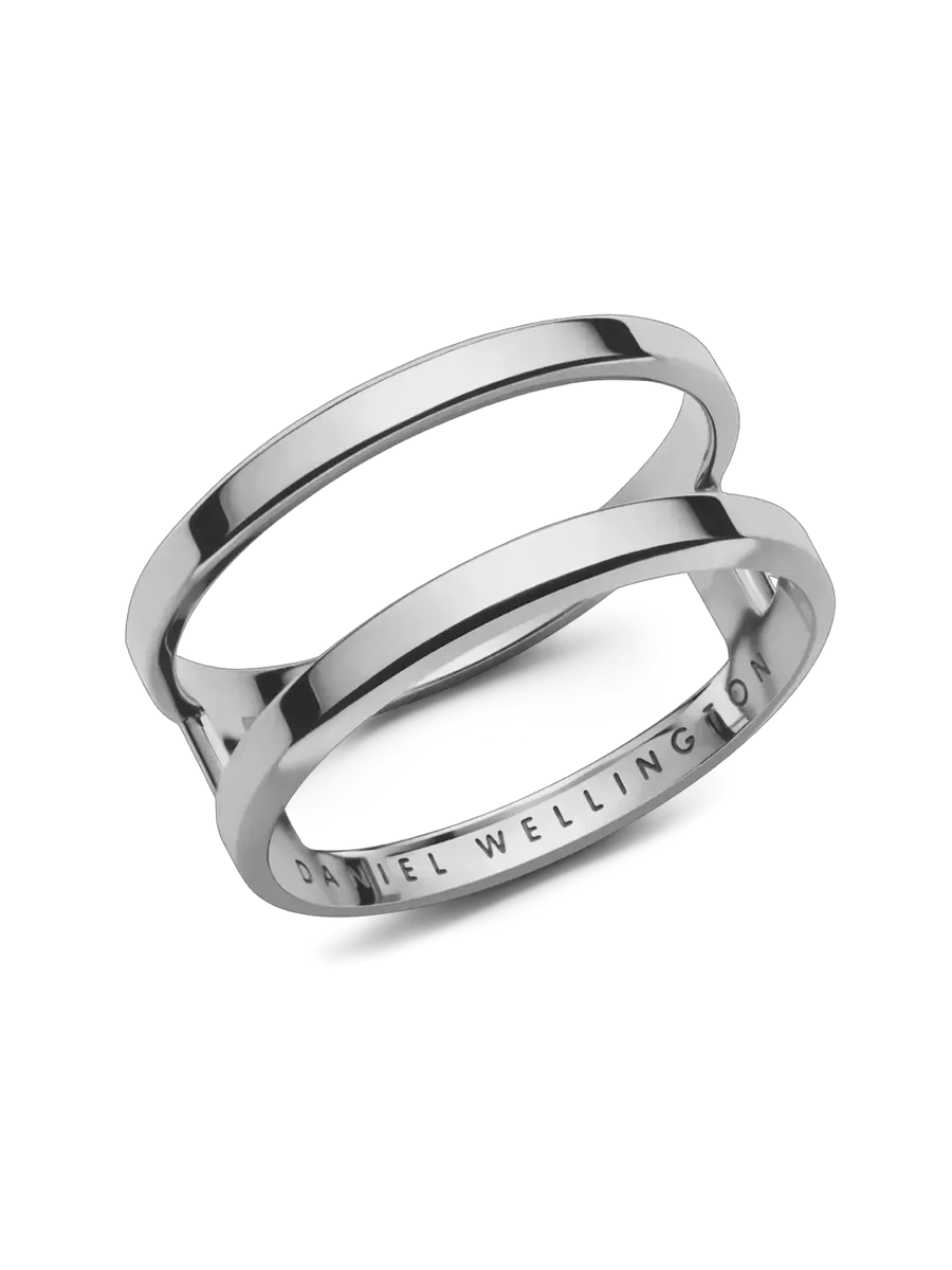 Кольцо Daniel Wellington Elan Dual Ring Silver 15 mm (DW00400119)