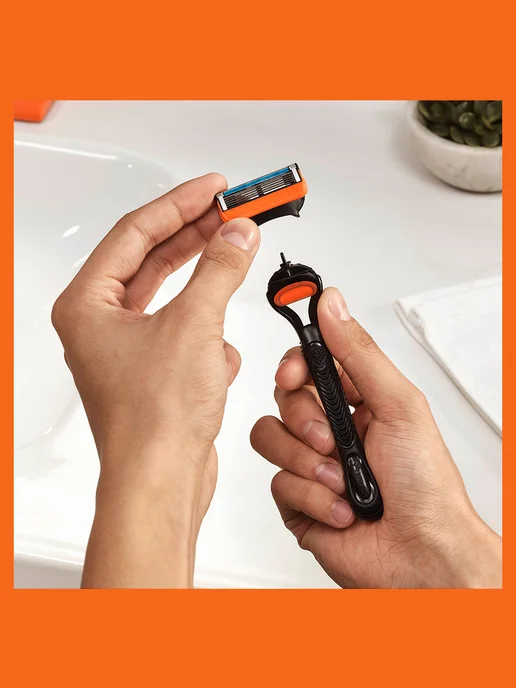 GILLETTE Гель для бритья мужской Fusion5 увлажняющий с какао, 200 мл, 18 шт, фото 5