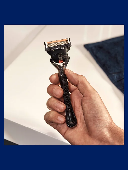 GILLETTE Гель для бритья мужской Fusion5 увлажняющий с какао, 200 мл, 16 шт, фото 5
