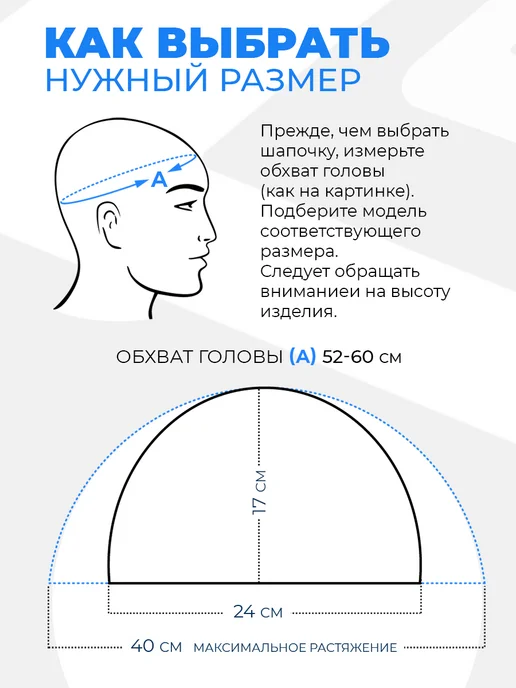OCED Шапочка для плавания тканевая с покрытием, вариант, фото 3