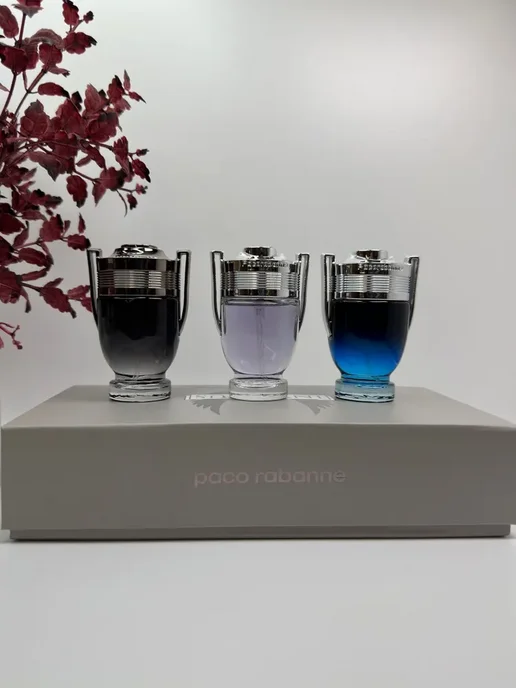 PACO RABANNE Подарочный набор Пако Рабан Invictus 3x30 ml, 3x30, фото 5