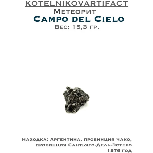 Коллекционный образец метеорит Campo del Cielo