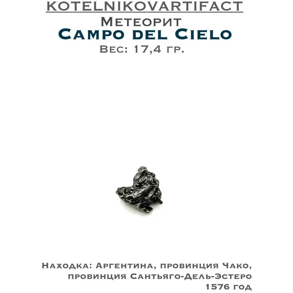 Коллекционный образец метеорит Campo del Cielo