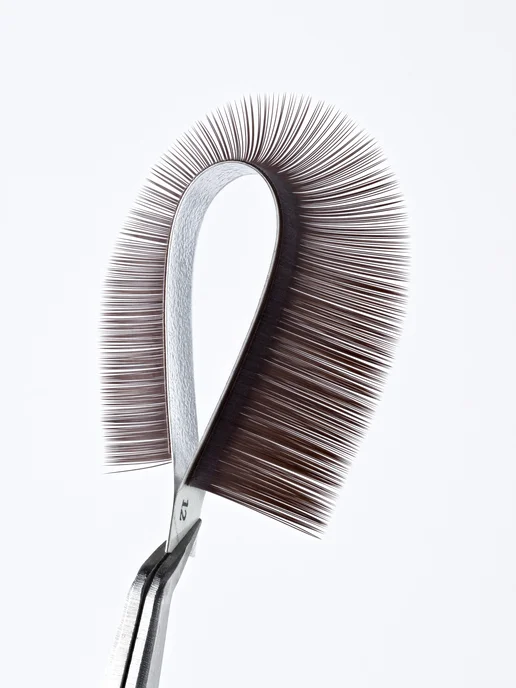 E'CHELLE Ресницы для наращивания Taupe С 0.07 микс 5-12 mm, вариант, фото 8