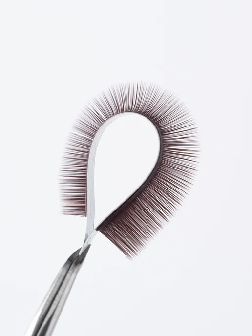E'CHELLE Ресницы для наращивания Taupe J 0.10 микс 5-12 mm, 0.07, фото 8
