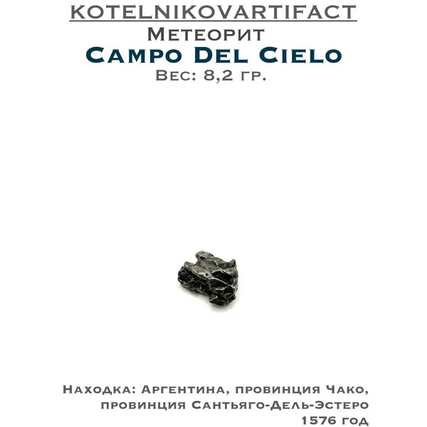 Коллекционный образец метеорит Campo del Cielo