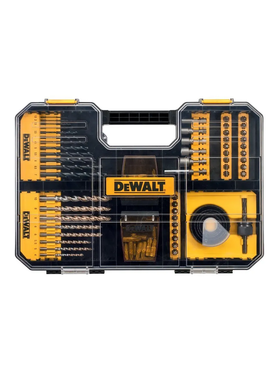 Набор сверл и бит DEWALT 100 шт, в кейсе DT71569