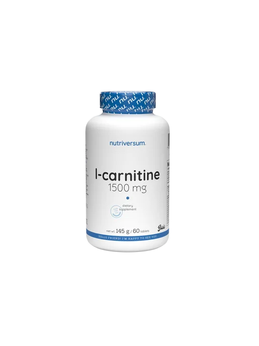 Nutriversum L-CARNITINE 1500 mg, 60 таблеток, 60 мл, фото 3