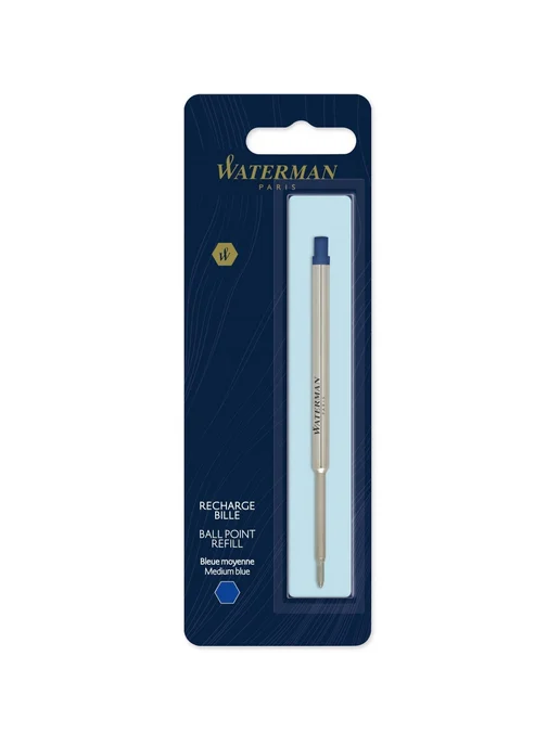 Waterman Синий стержень для шариковой ручки Refill BP Standard Maxima, синий, фото 3