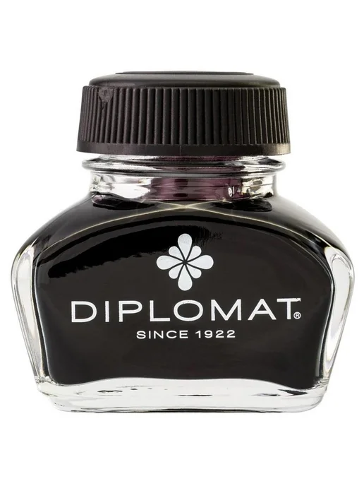 Diplomat Чернила для перьевой ручки Black 30 мл, 30 мл