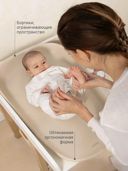 edda Пеленальный матрасик для новорожденных на комод, вариант, фото 8
