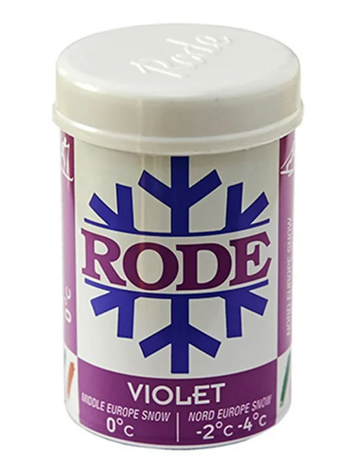 RODE WAX Мазь держания для лыж твердая P40 VIOLET, фиолетовый, фото 2
