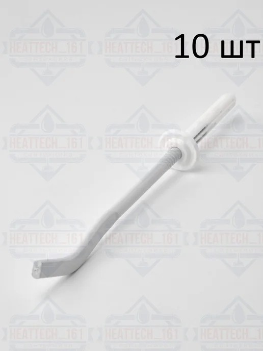 Rostov_steel 6 шт Кронштейн для радиатора c дюбелем 7*18 см, 7x18 см, 10 шт, фото 4