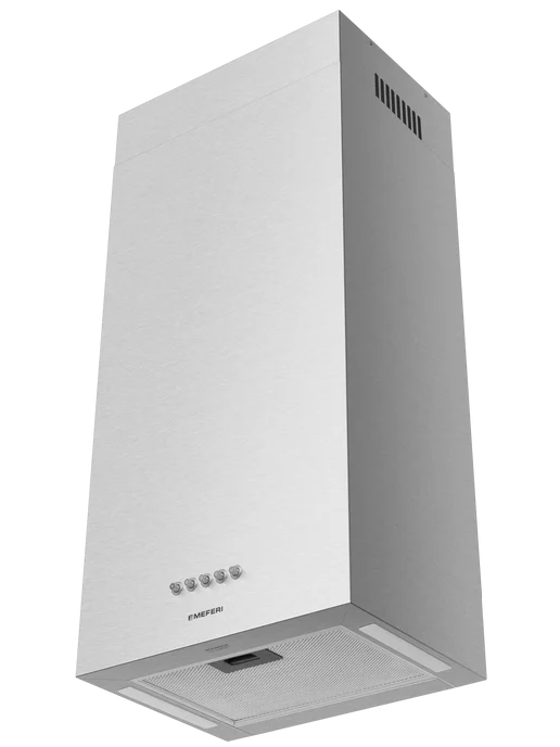 Вытяжка кубическая ROOMBOX40IX ISLA COMFORT 40 см, 1100 м3 ч, серый