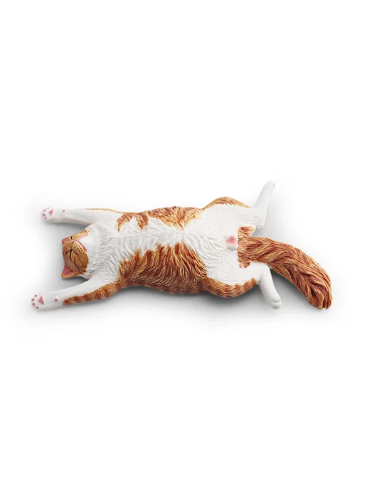 PLAMPY Фигурка кота Потягивающийся, оранжевый, фото 4