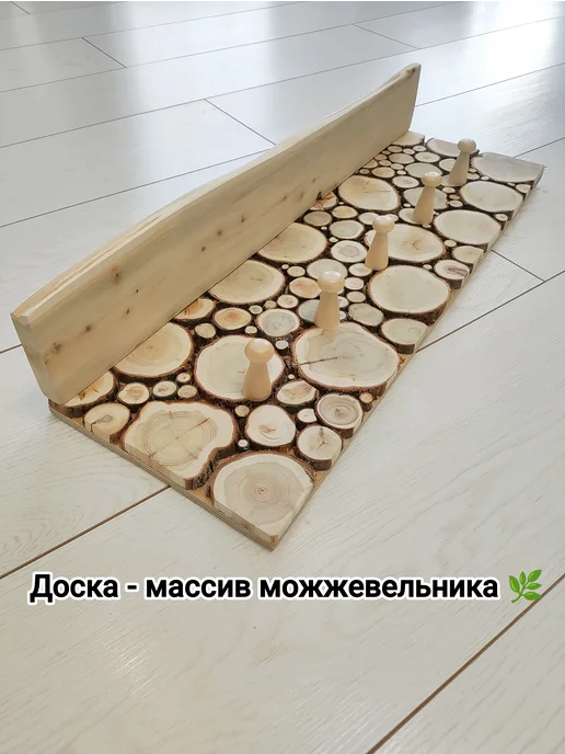 МастерскаяVeres Фитополка и вешалка из можжевельника для бани, вариант, фото 8